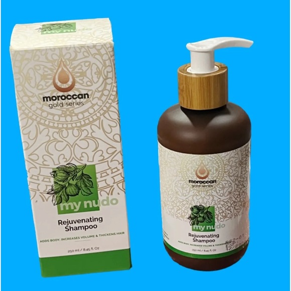 MOROCCAN GOLD SERIES My NuDo Rejuvenating Shampoo 8.45 oz. NIB MSRP $60 - Picture 2 of 8